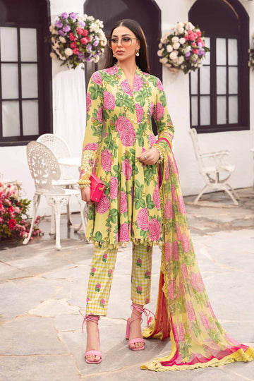 Maria B MPT-2103-A Mprint Lawn Online Shopping